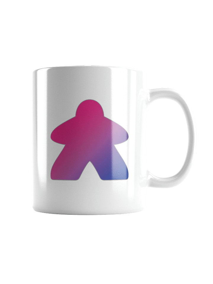 Bisexual Pride Gradient Meeple Mug product image (1)