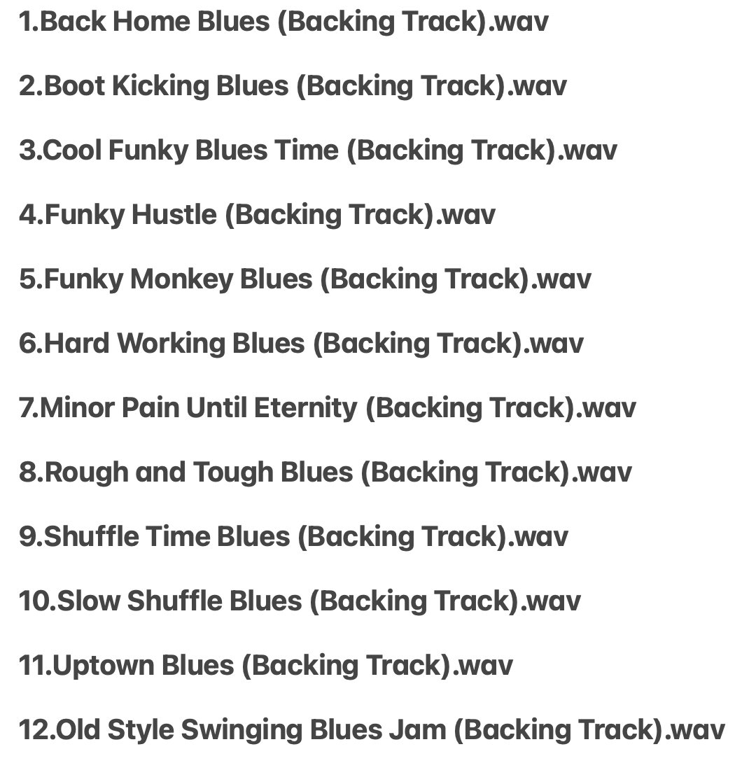Blues Backing Tracks product image (2)