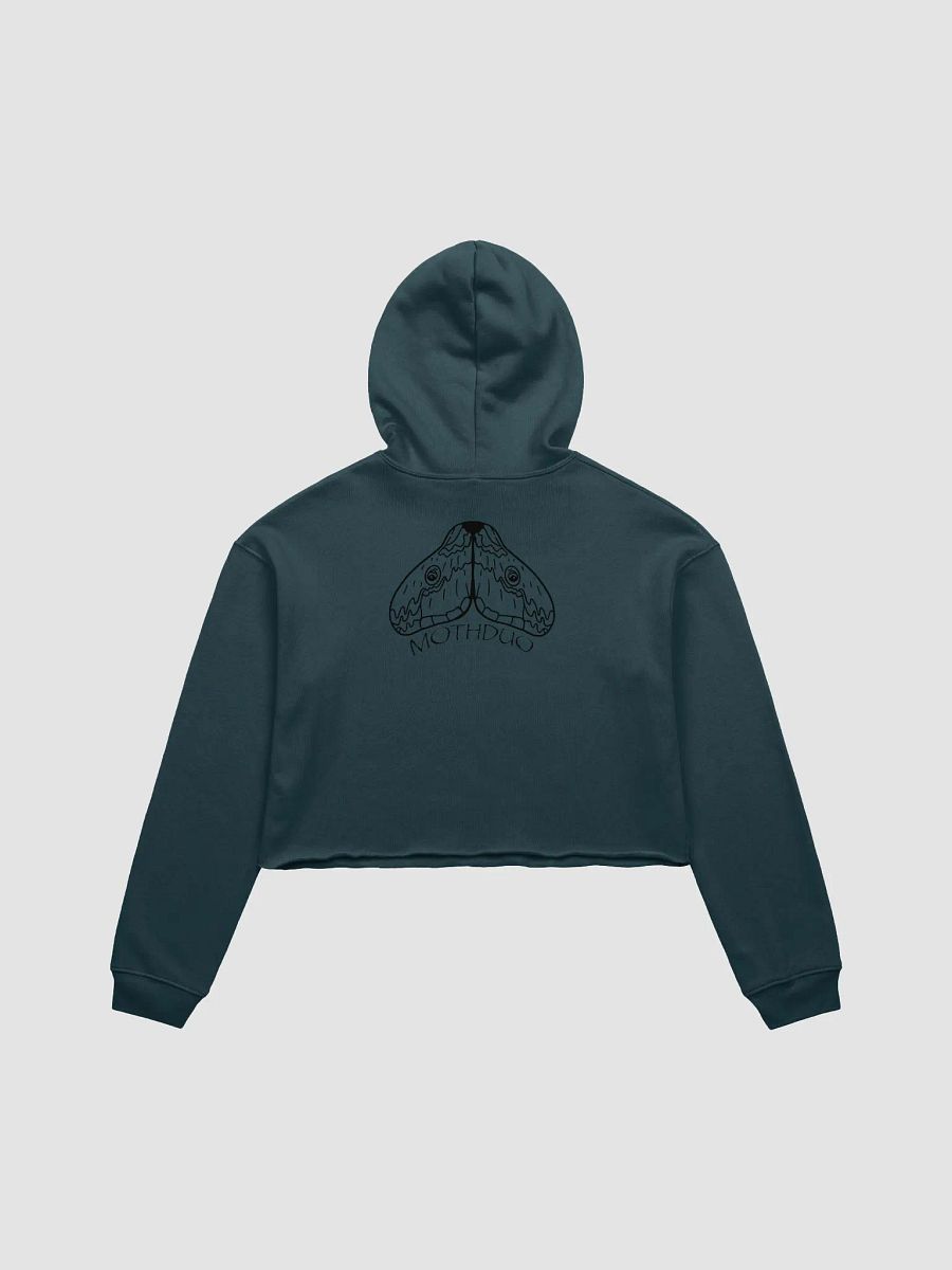 Mothduo Cropped Hoodie - Black (Wings Edition) product image (14)
