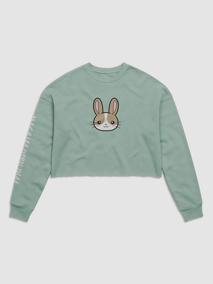 Bunny Women's Fleece Crop Sweatshirt product image (2)