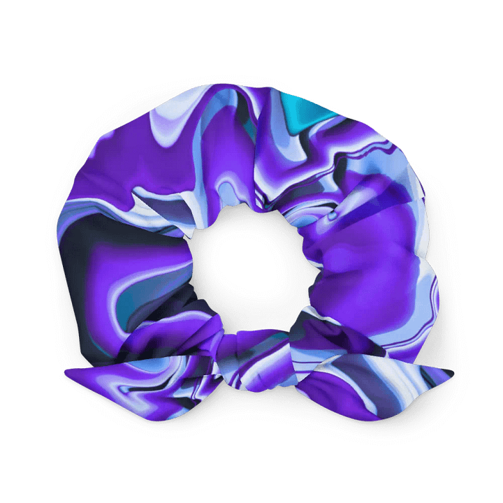 Purple ripple Scrunche product image (1)