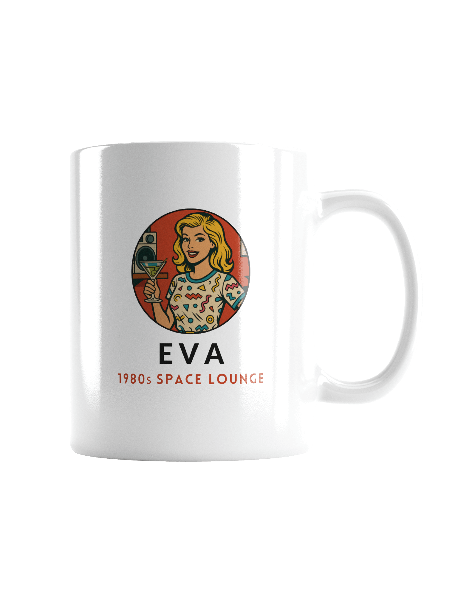 ☕ Eva “1980s Space Lounge” Mug product image (4)