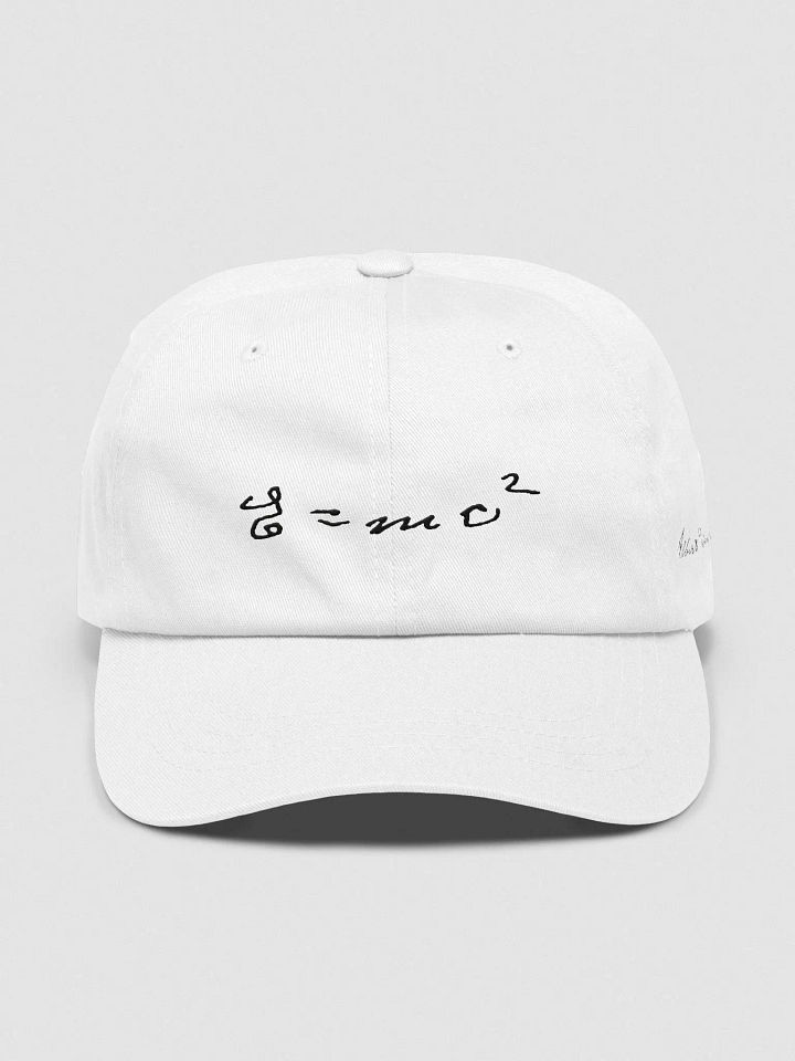 E=mc² White Hat product image (1)