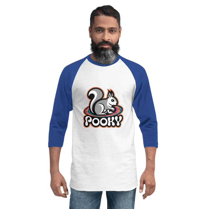 Pooky's Cosmic Adventure Raglan Tee product image (2)