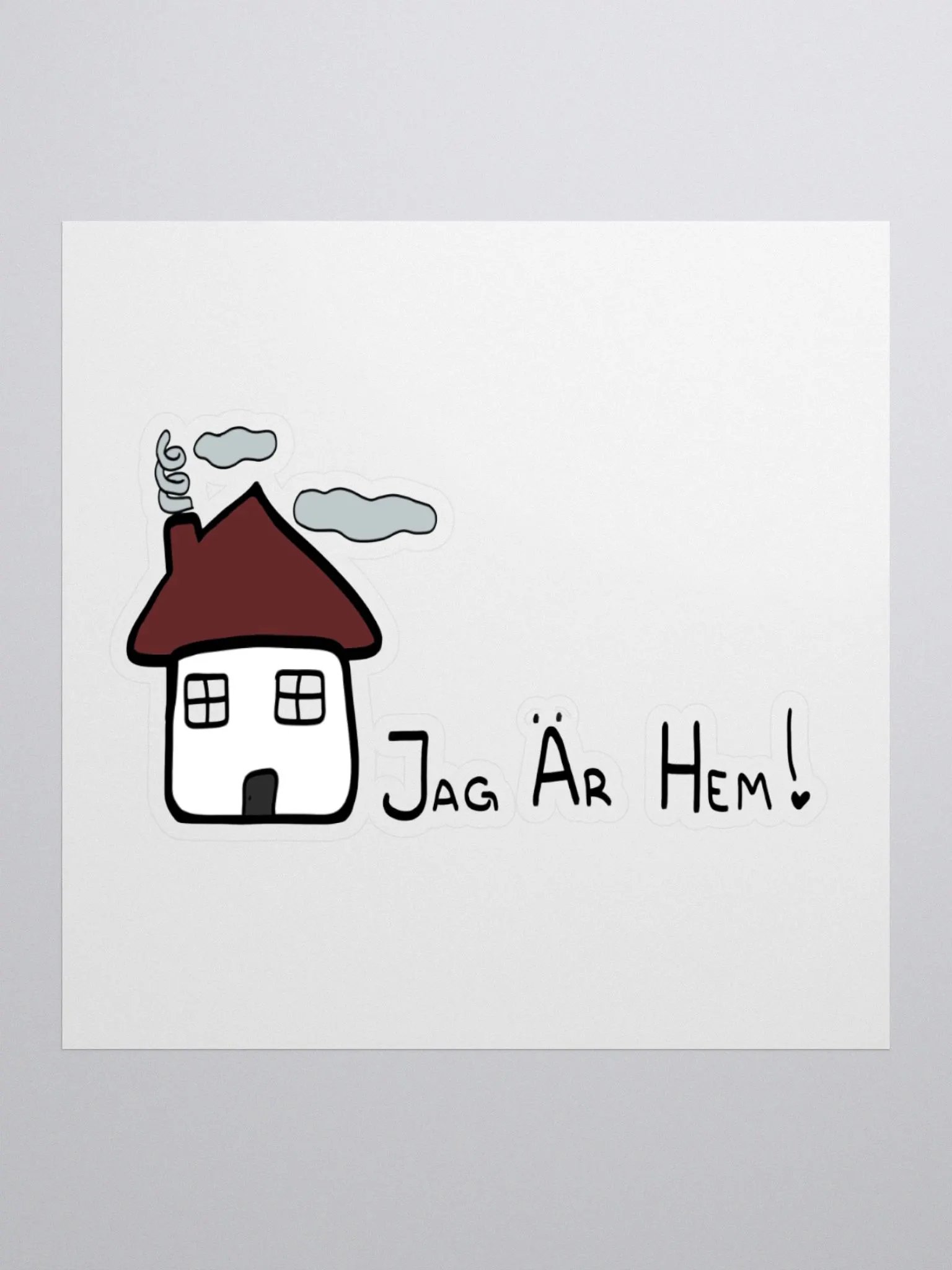 Sticker - Jag Är Hem product image (1)