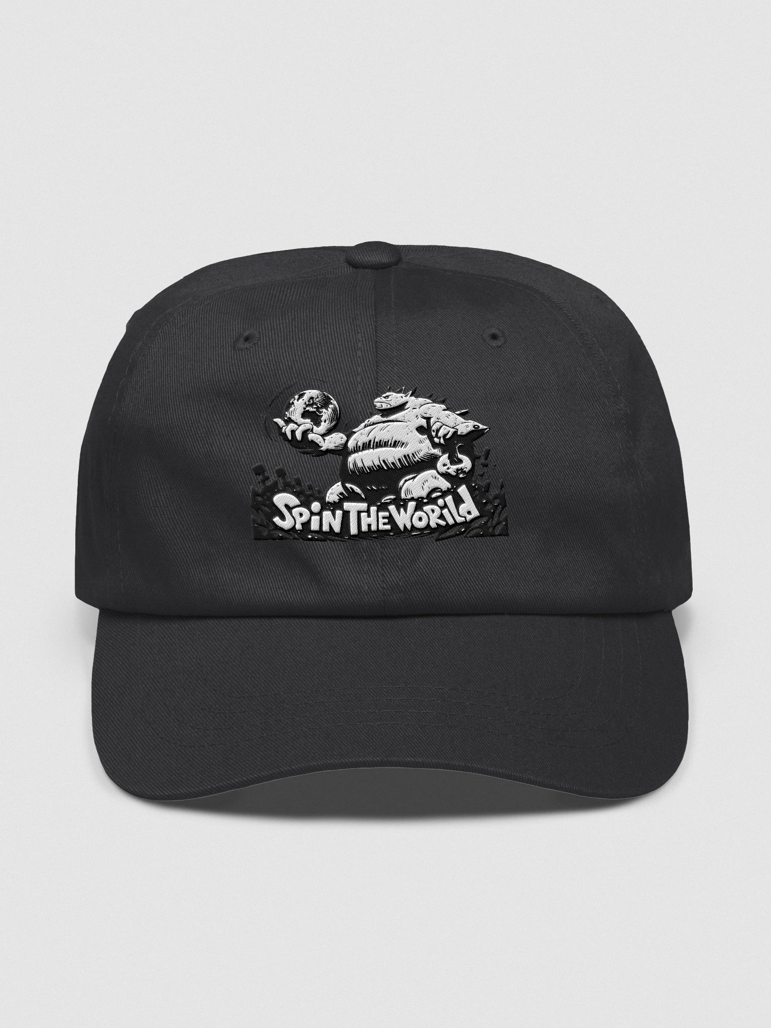 Monochrome Monster: Spin the World Dad Hat product image (2)