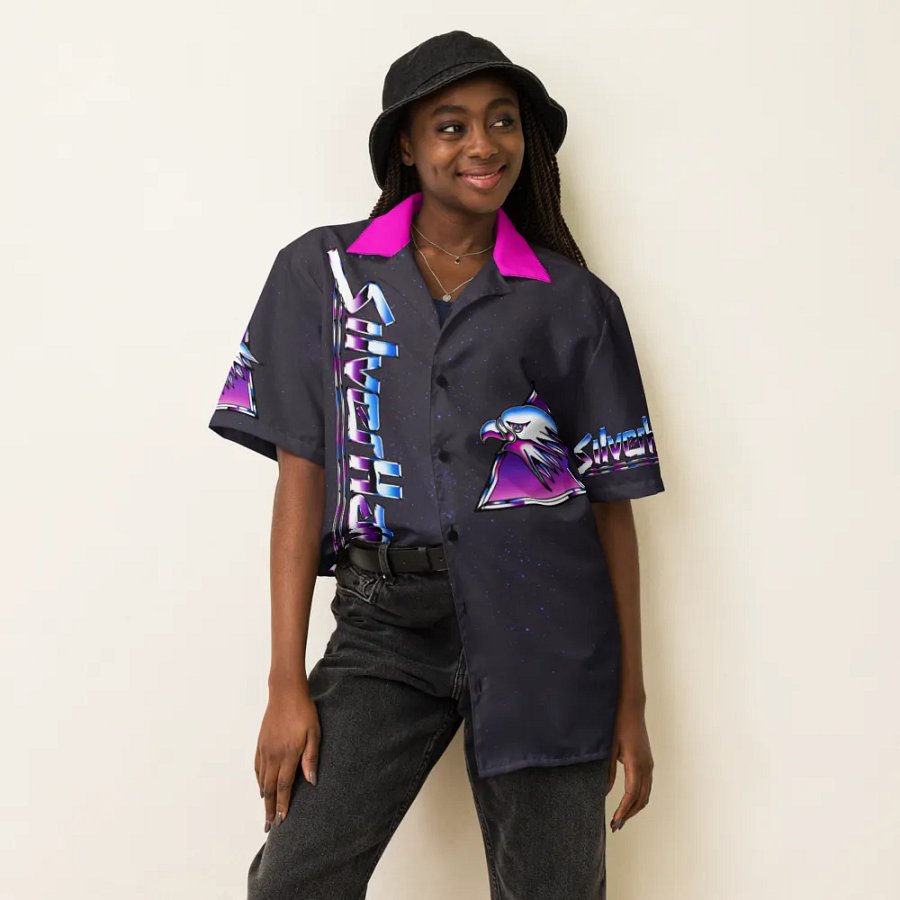 SilverHawks Retro Tribute Hawaiian Button up product image (6)