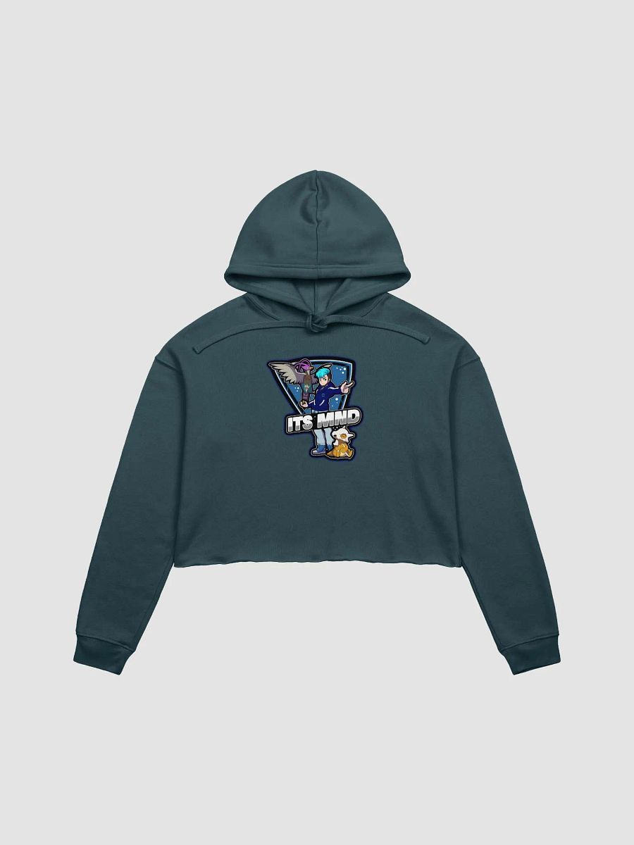Its_MnD Printed Logo Cropped Hoodie product image (1)