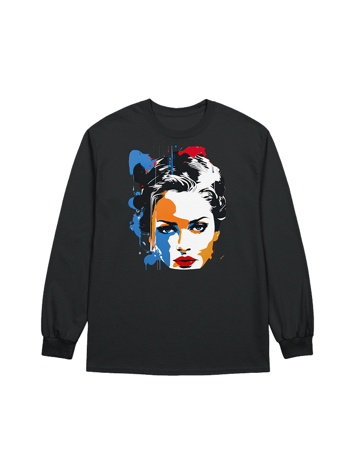 Abstract Girl - Gildan Ultra Cotton Unisex Long Sleeve T-Shirt product image (2)