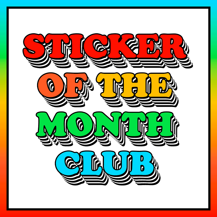 Sticker-of-the-Month Club (new members) product image (1)