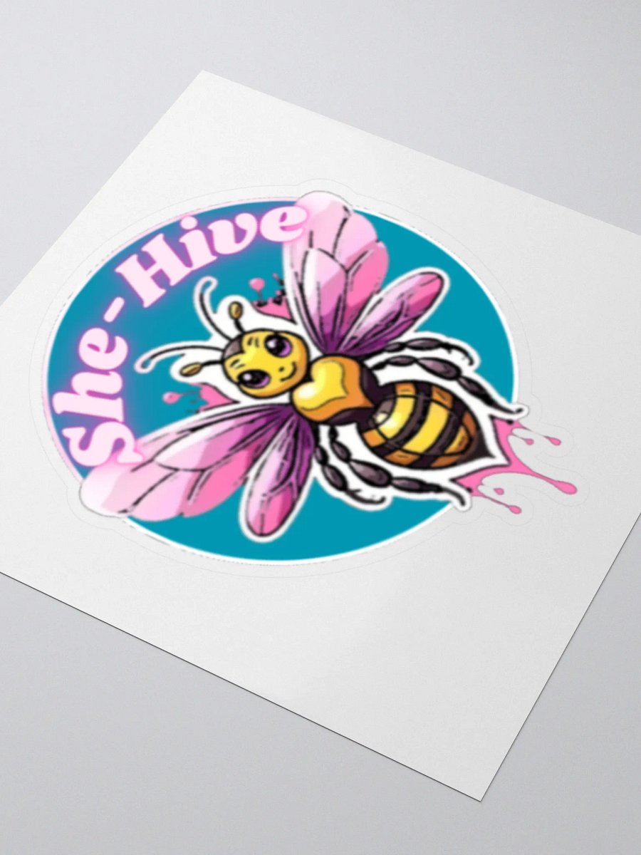 She-Hive Bee Kiss Cut Stickers product image (11)