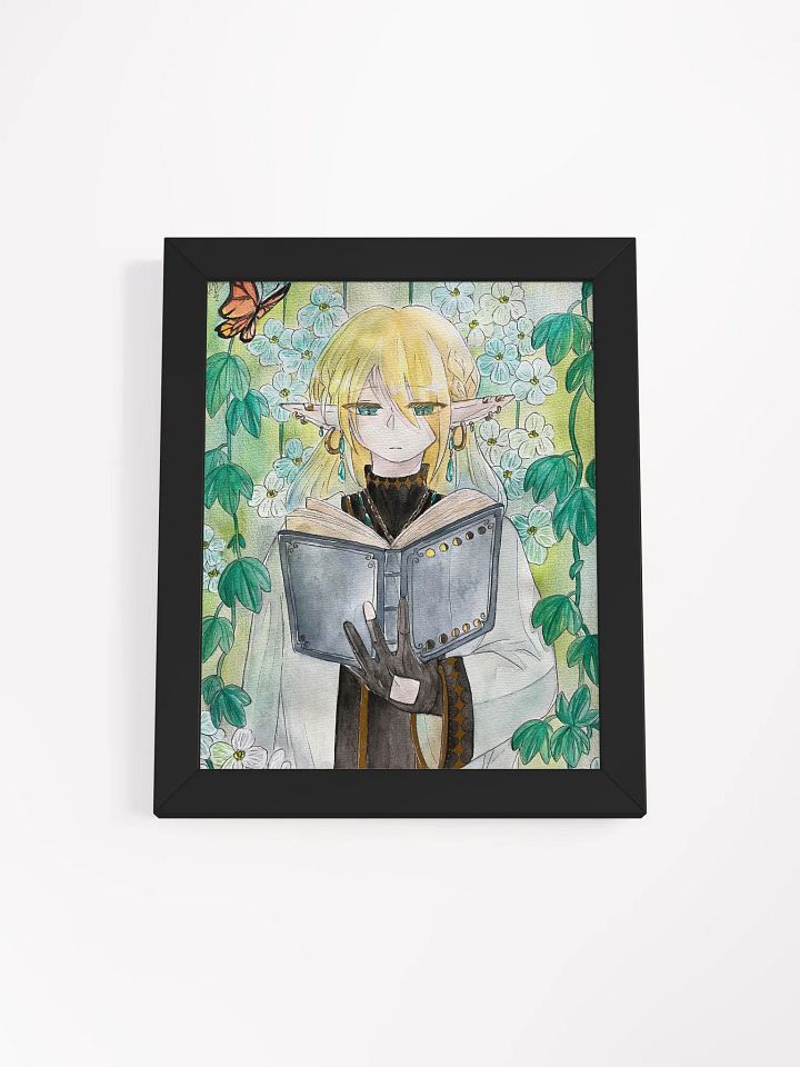 Elf and Skeleton Flowers - Framed Matte Poster product image (1)