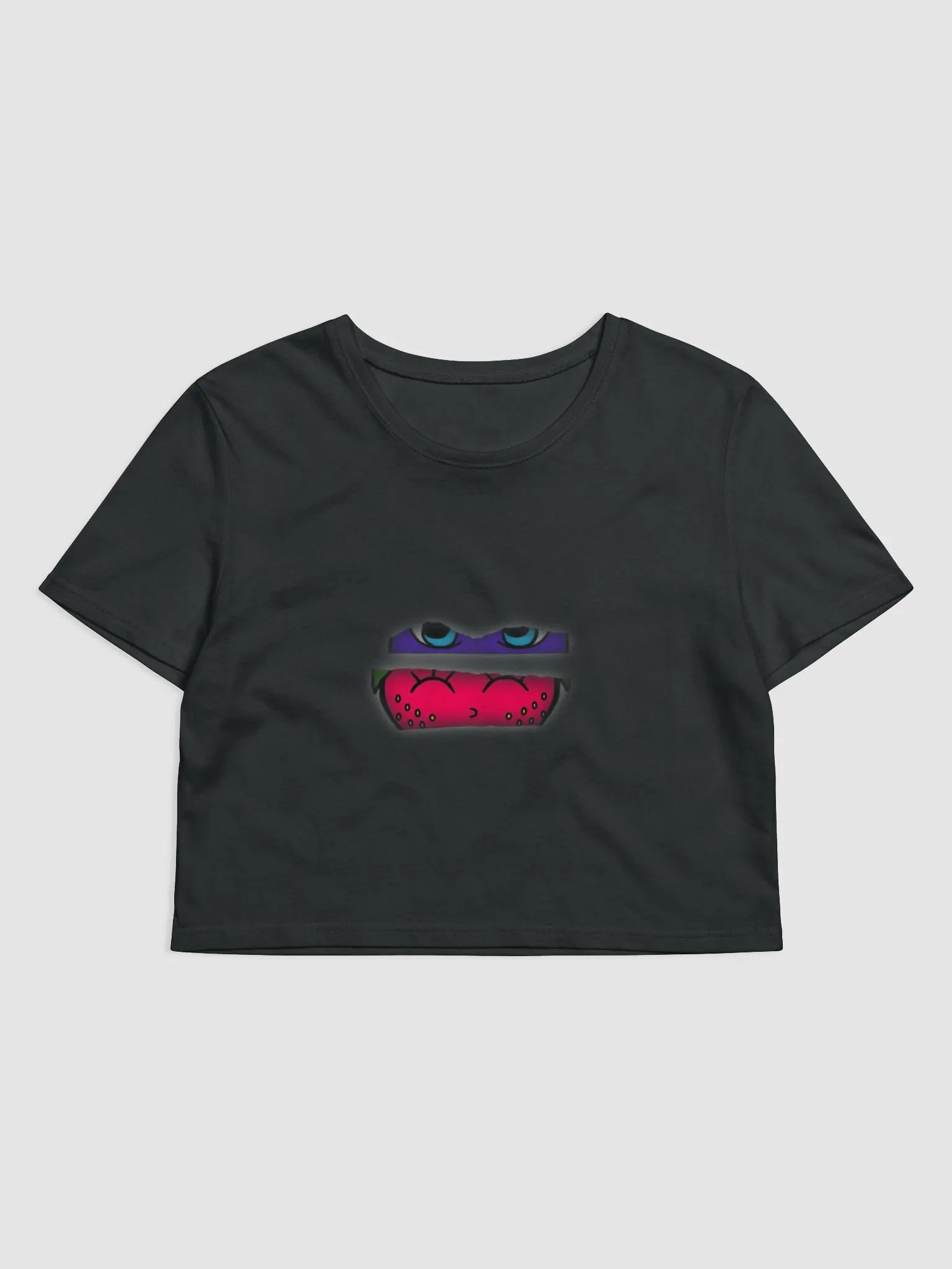 the blue and strawberry croptop product image (1)