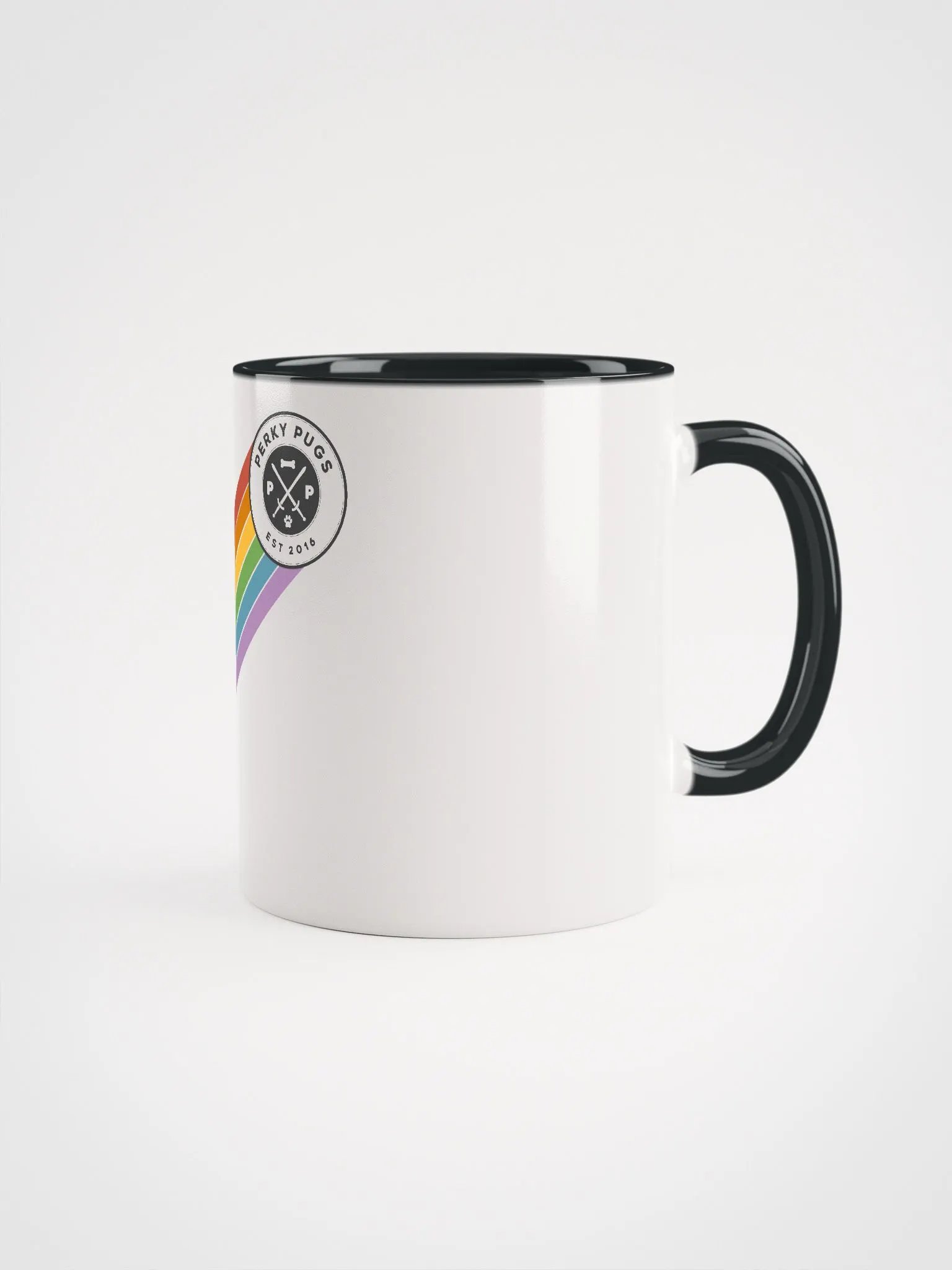 Perky Pride 2024 Retro Stripe Mug product image (1)