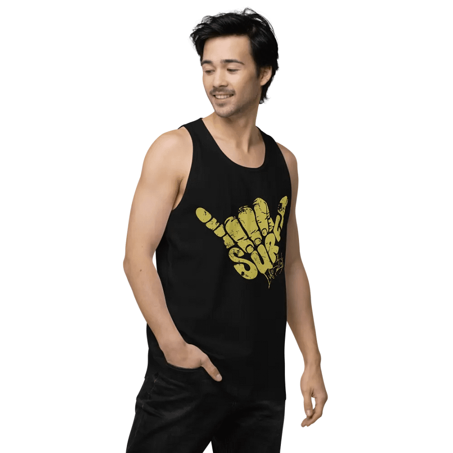 Shaka Surf Life Style Cotton Heritage Men's Premium Tank Top product image (3)