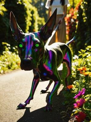 taking the alien dog for a walk... #takingthedogsforawalk #dogs #alien #aliens #weirdpets 