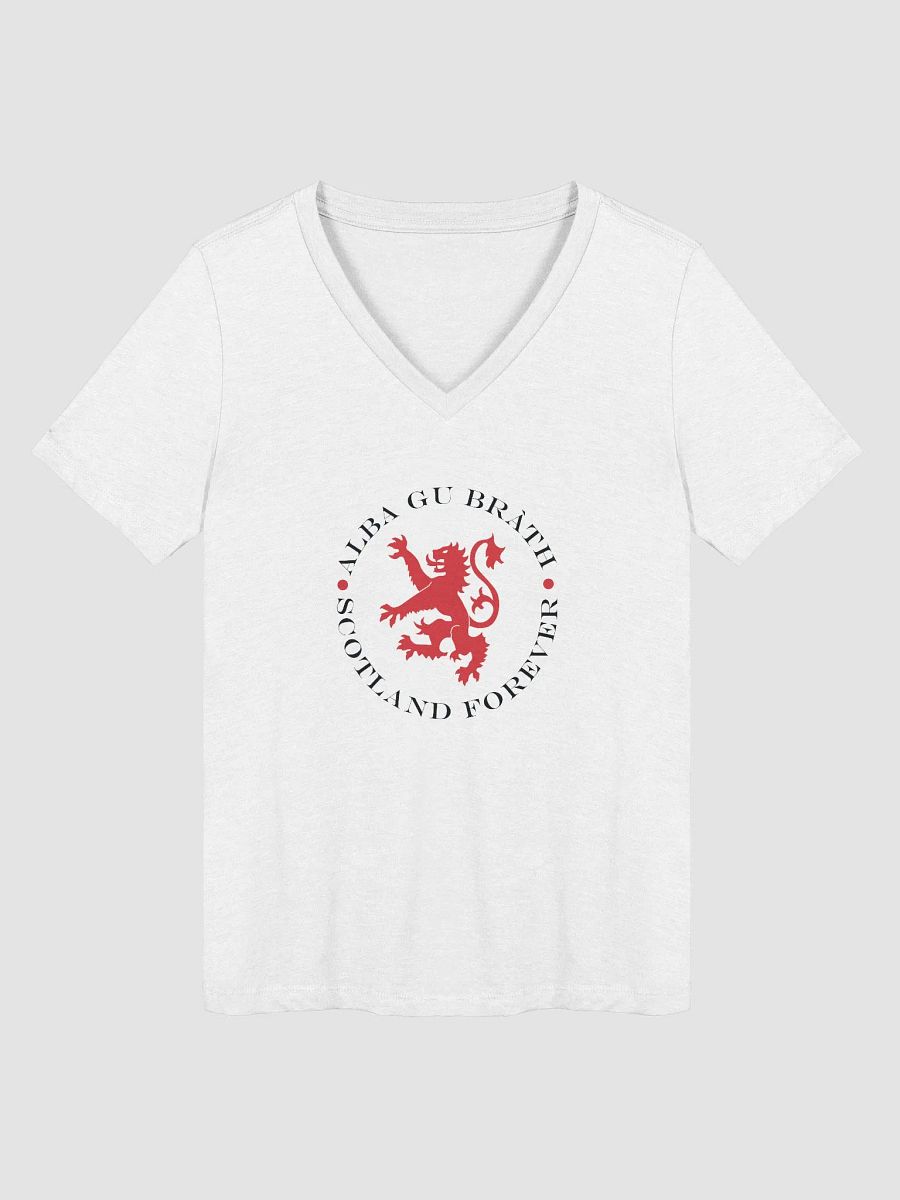 Scotland Forever Lion Women's Relaxed Fit V-Neck Tee product image (1)