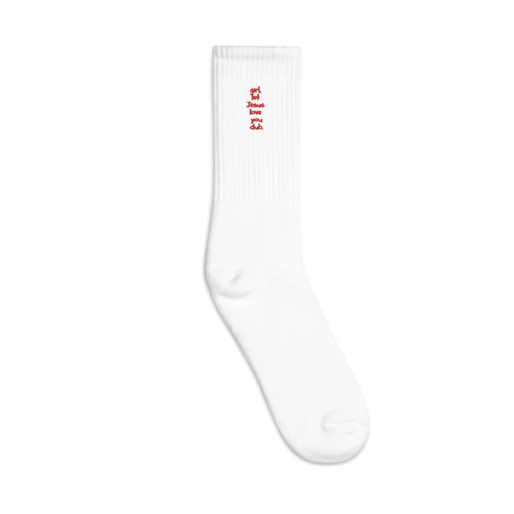'GLJLY' club embroidered socks product image (1)