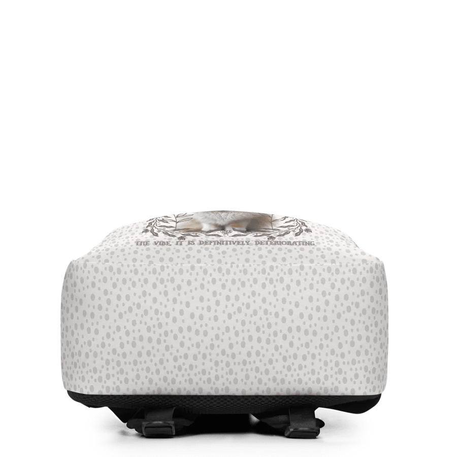 KC, The Vibe Is Deteriorating (floofy cat), Backpack product image (4)