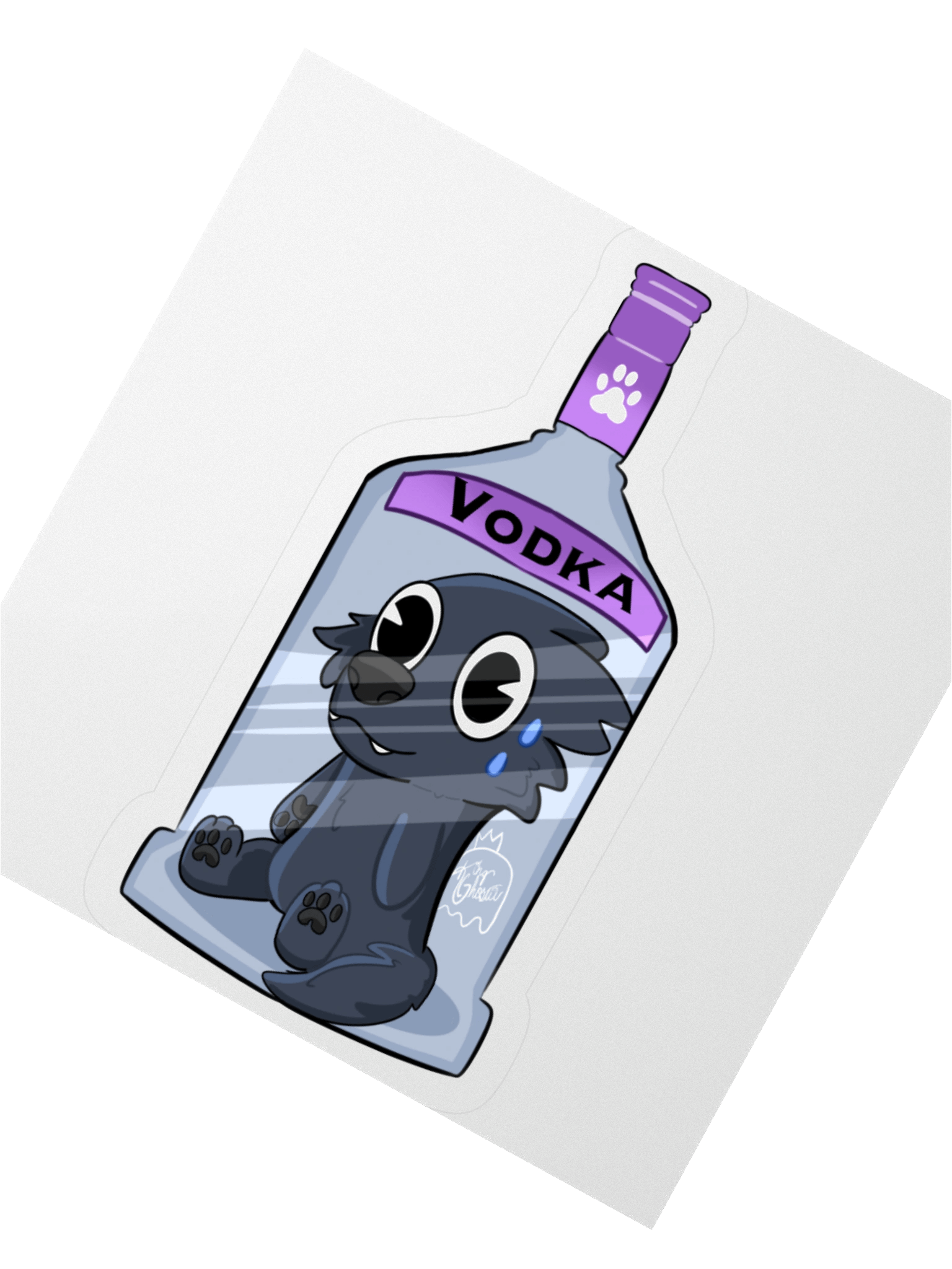 Vodka in a Bottle – Sticker product image (4)