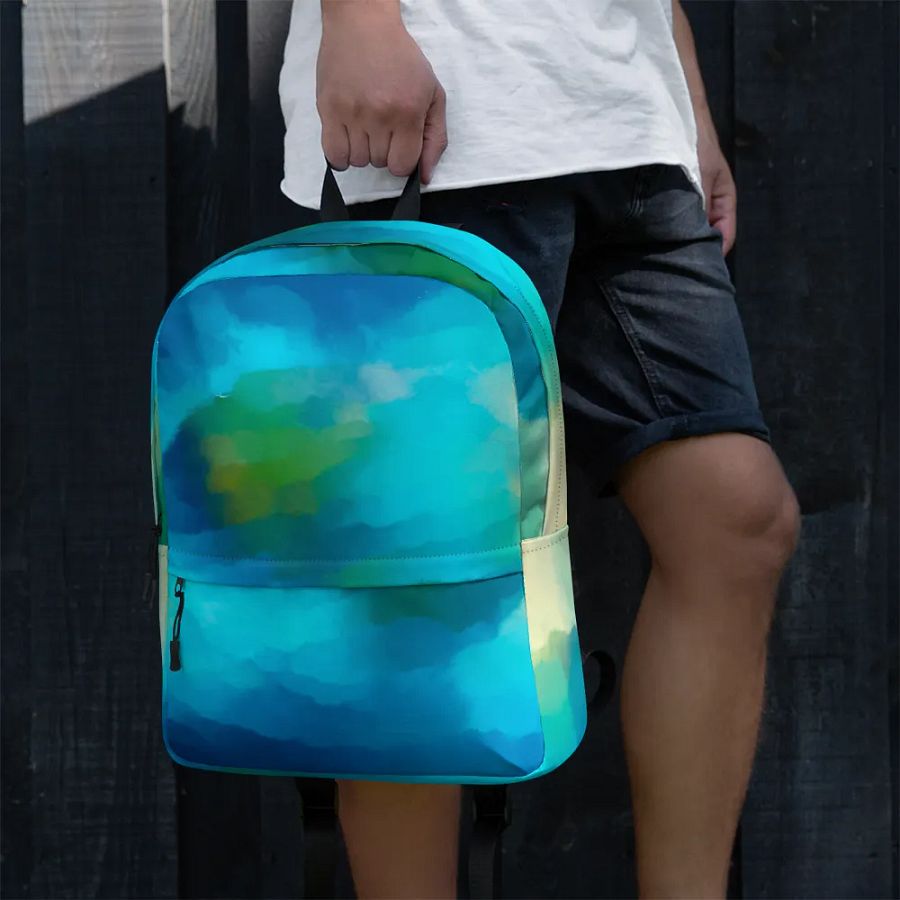 Watercolour effect All over print Backpack product image (5)