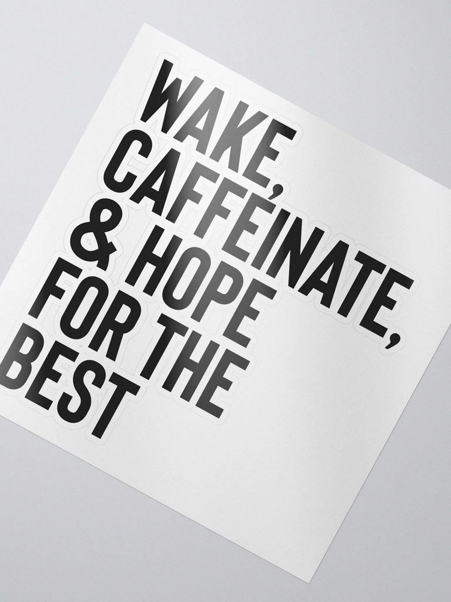 Wake & Caffeinate Sticker product image (2)
