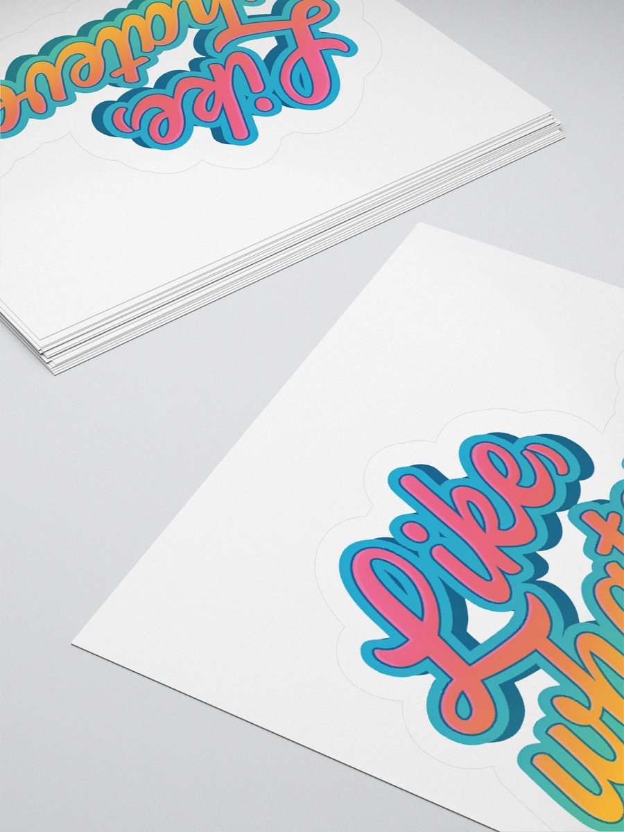 Like, Whatever Sticker product image (4)