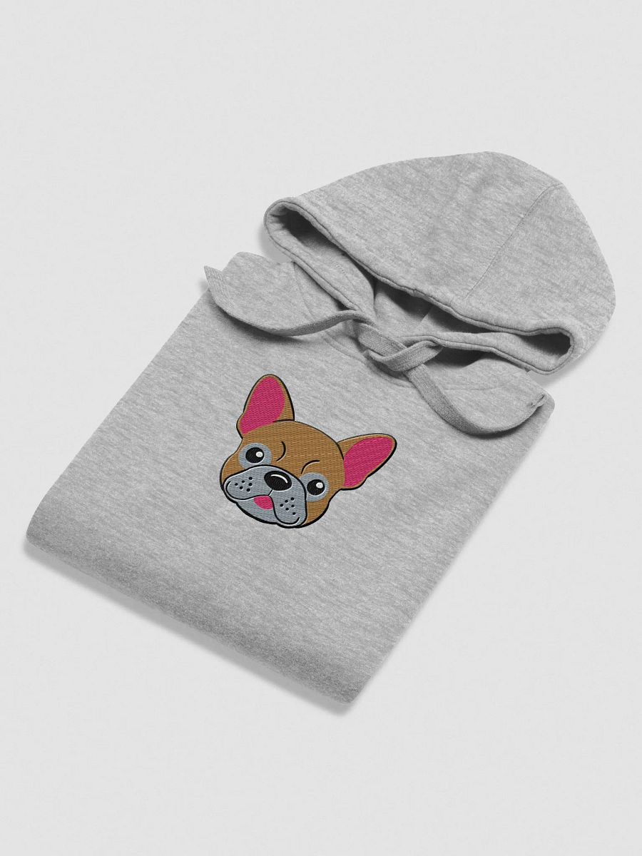 French Bulldog Cartoon Icon Embroidered Unisex Hoodie product image (4)