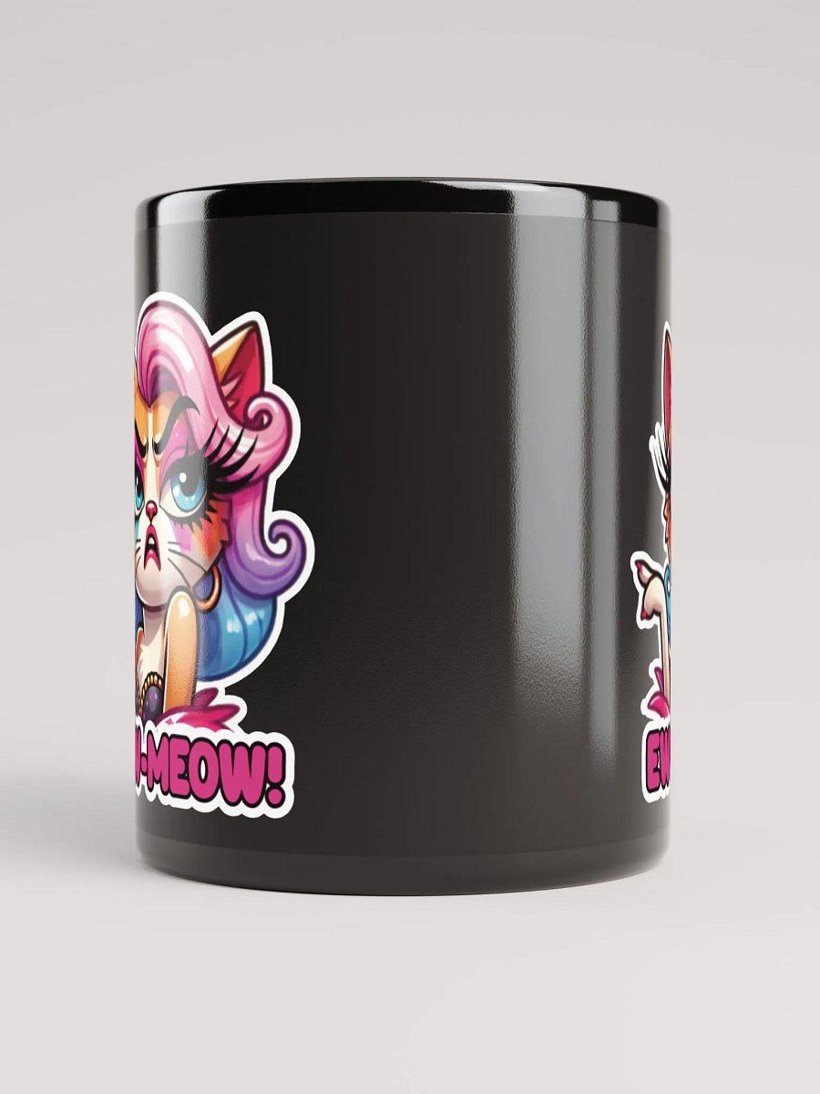 Eww-Meow! Black Glossy Mug product image (10)