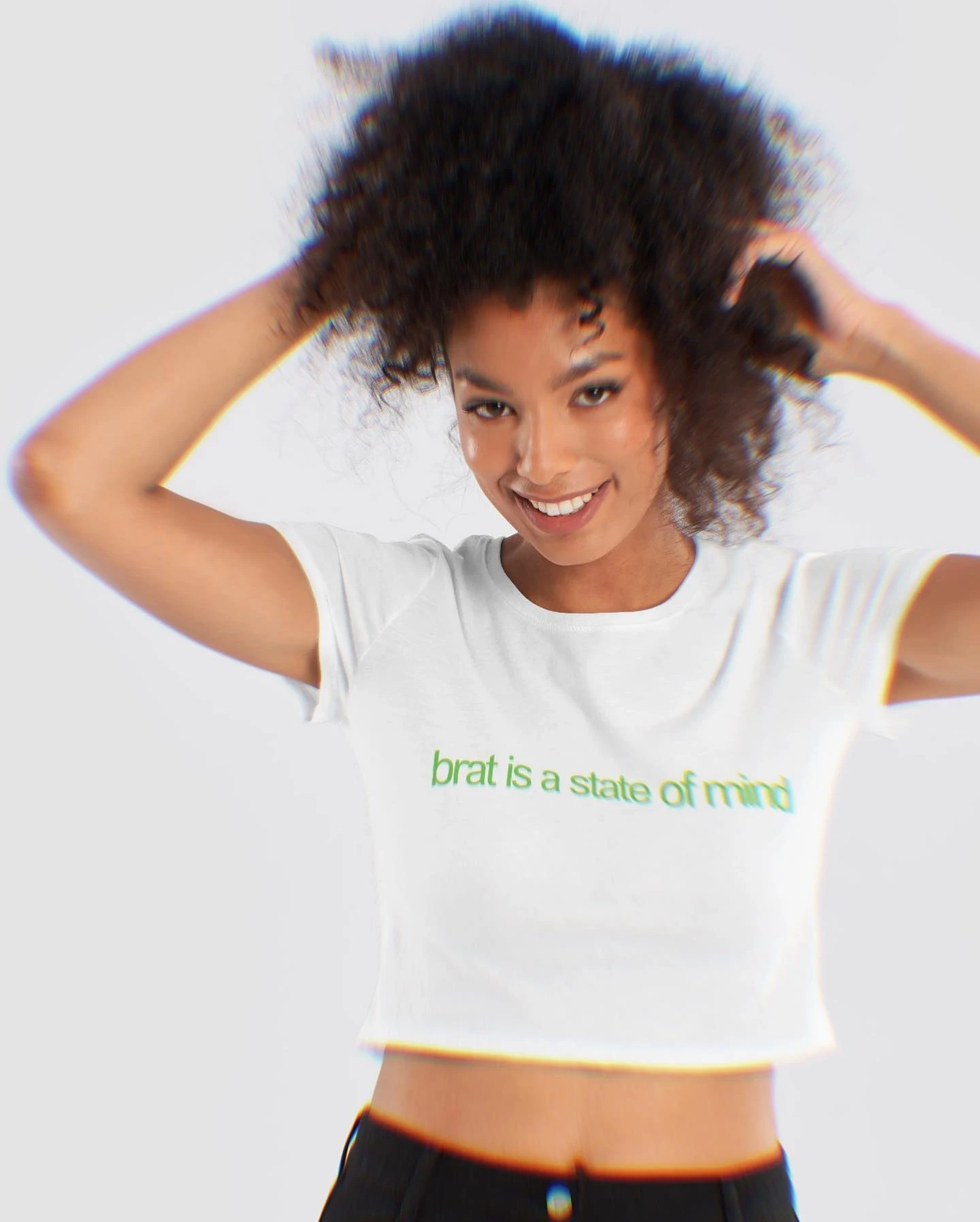 BRAT IS A STATE OF MIND - #bratsummer is never over! 🟩🟩🟩 find tees, hoodies, crop tops, hats, posters at brat.style 🟩🟩🟩