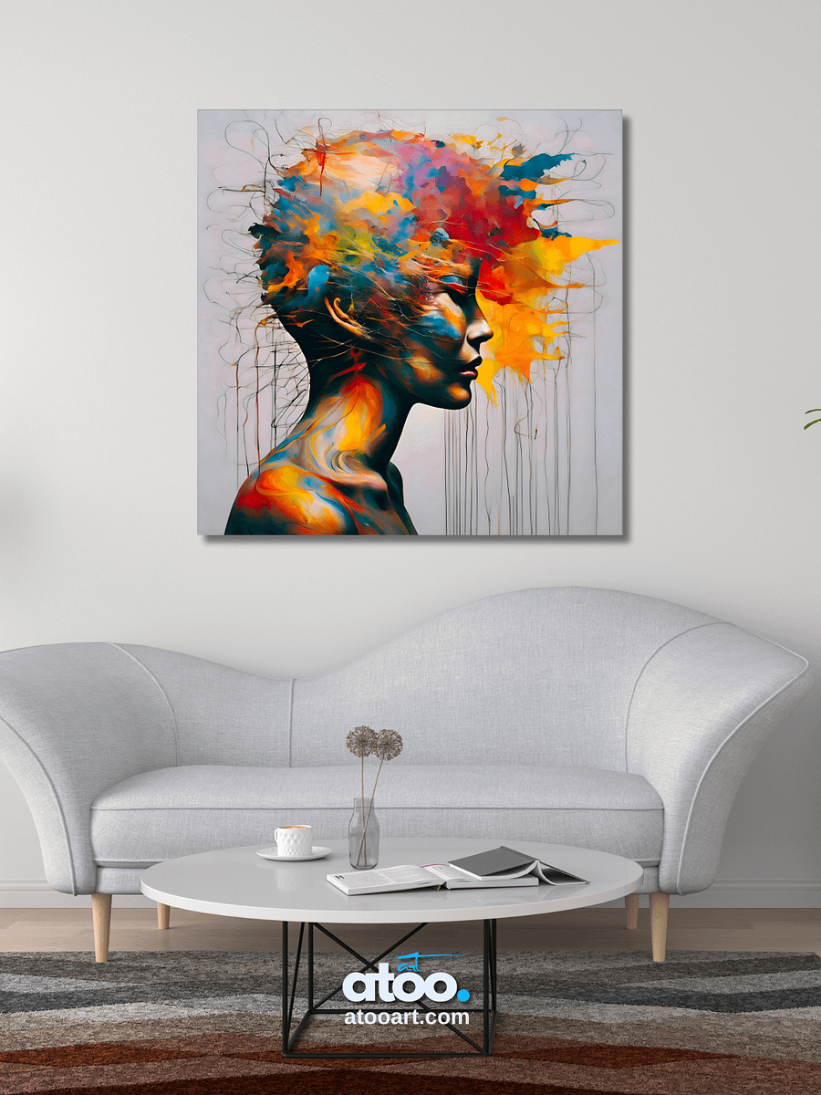 Understanding Women | Filtering Beauty | Canvas Artistic Painting product image (4)