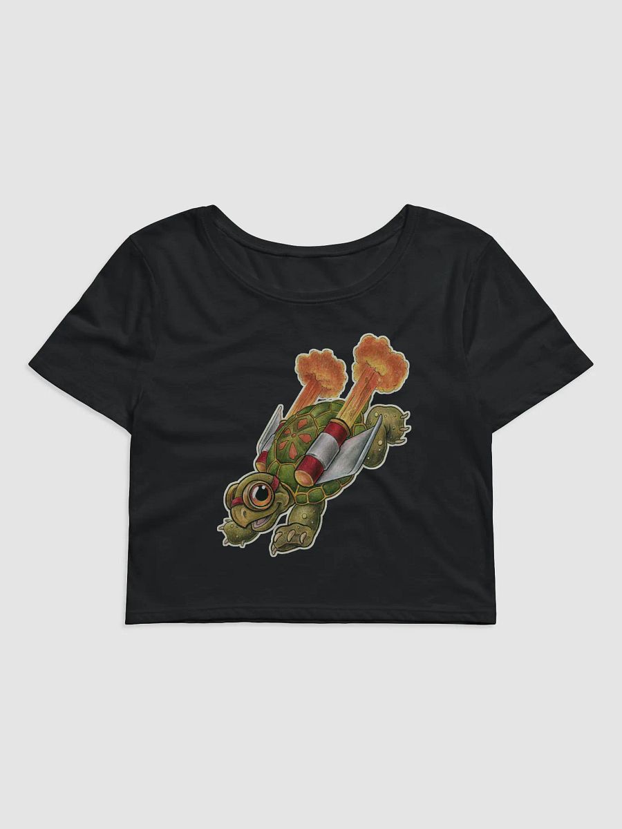Jetpack Tortoise - SharpTattoos @ Strega Rose Tattoo Arts Crop Tee product image (1)