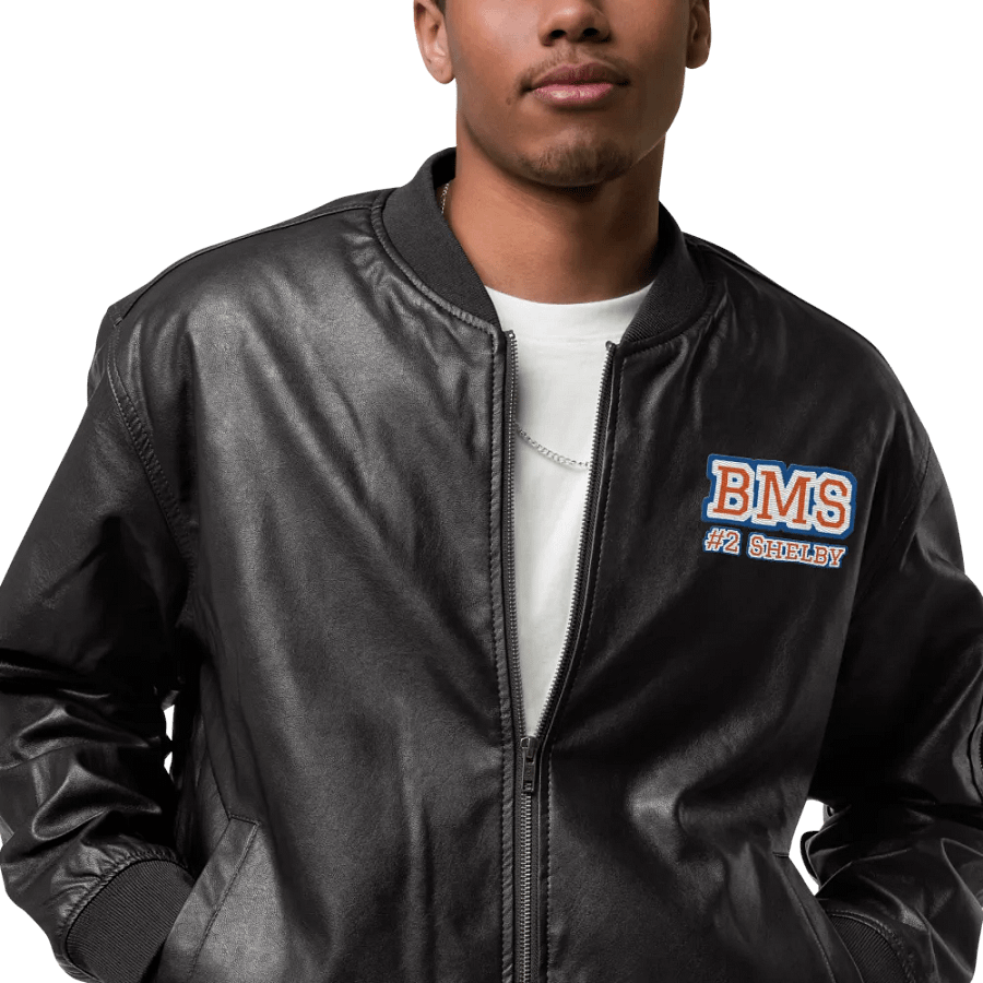 BMS #2 Shelby Leather Bomber Jacket product image (6)