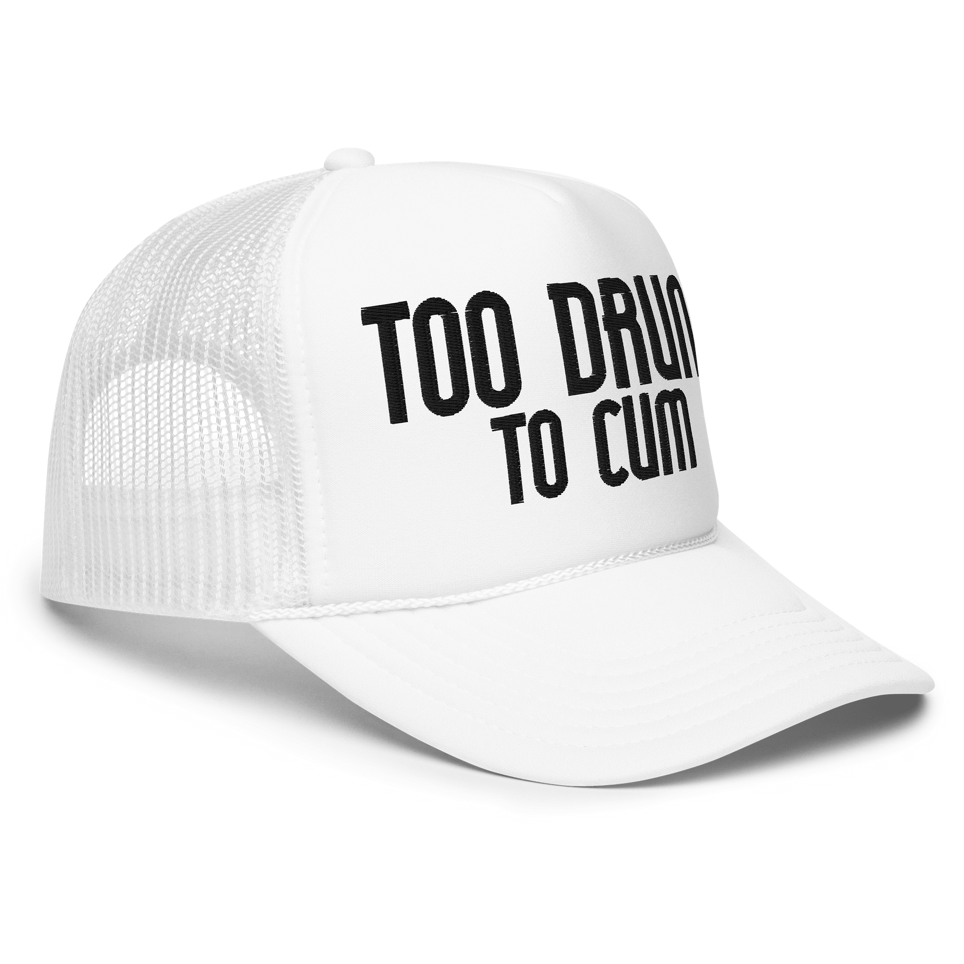 TOO DRUNK Foam Trucker Hat product image (9)