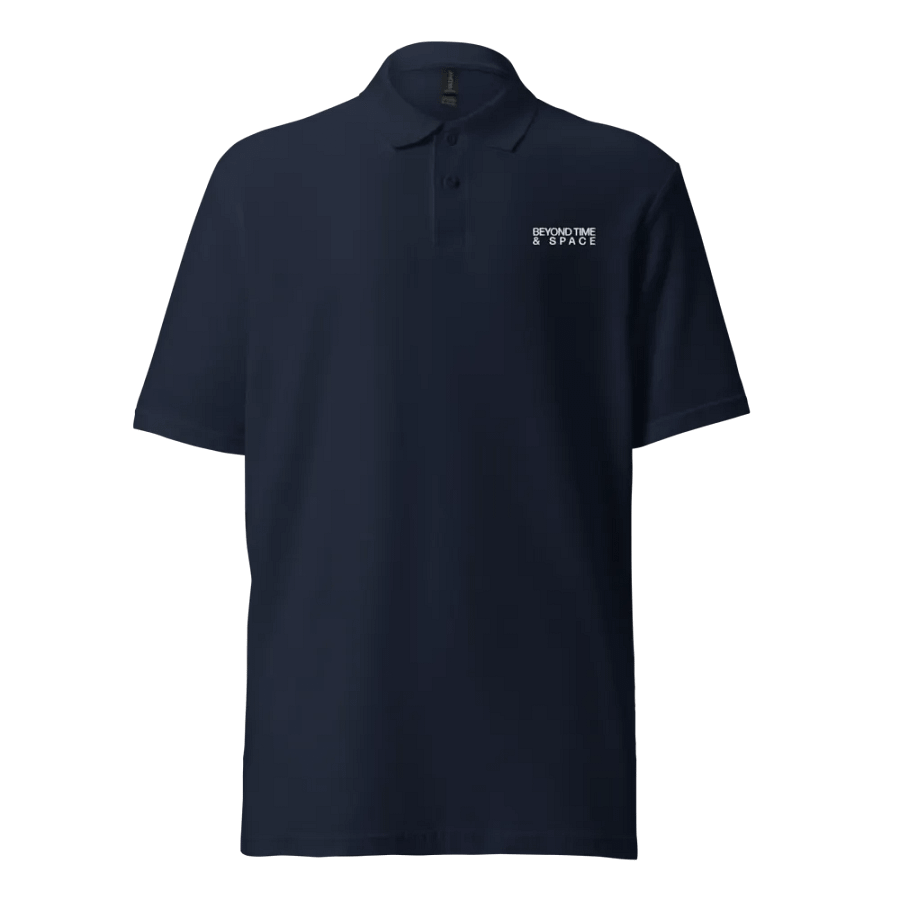 Beyond Time & Space Polo Navy Embroidery product image (1)