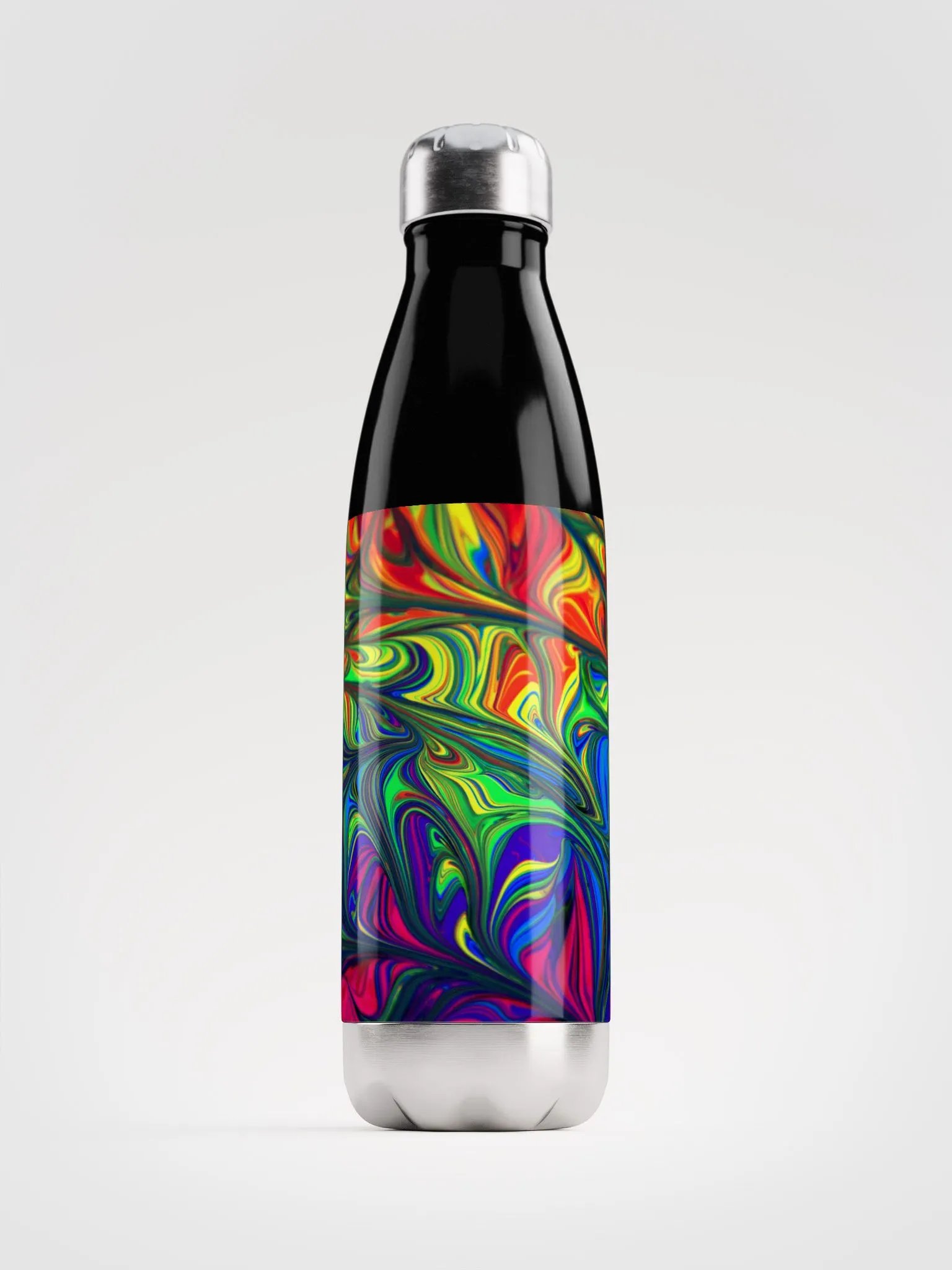 Marbled Stainless Steel Water Bottle - Insulated, Durable & Stylish Hydration product image (4)
