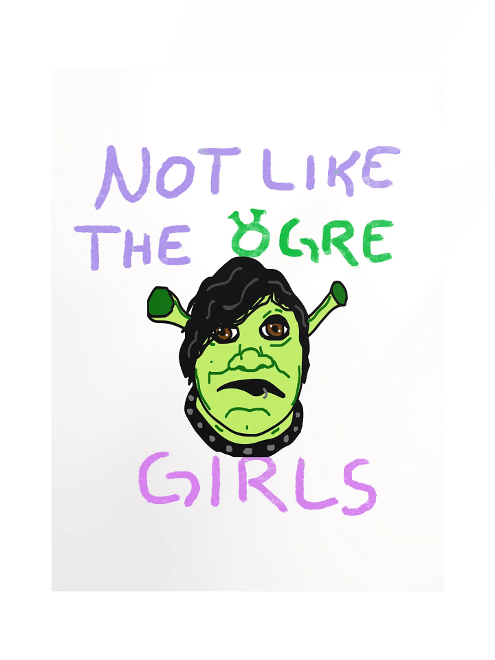 Not Like the Ogre Girls Poster product image (1)