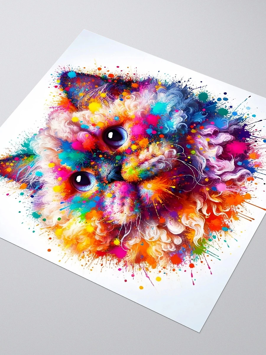 Kiss Cut Stickers: Selkirk Rex 2 product image (3)