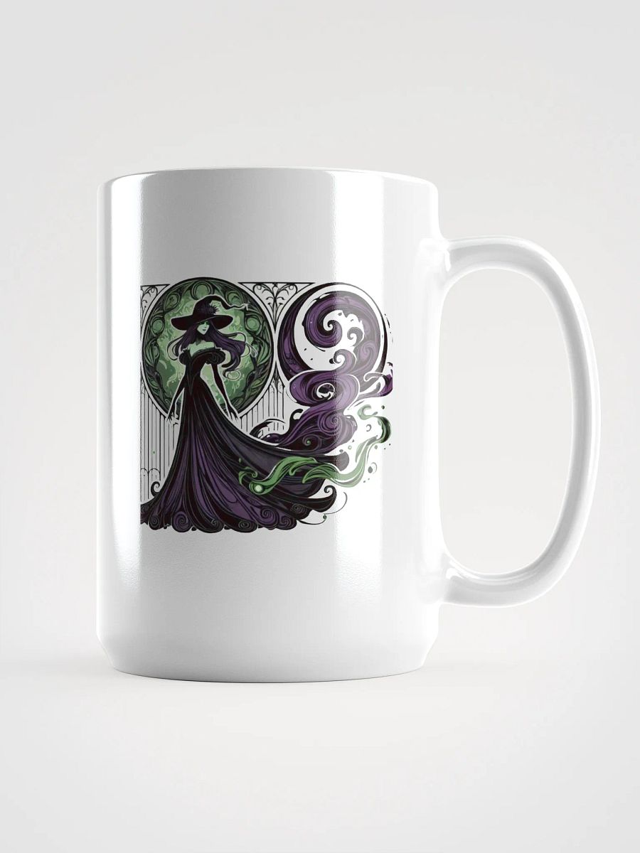 🧙‍♀️ Art Nouveau Witch Coffee Mug – Enchanting Halloween Edition product image (1)