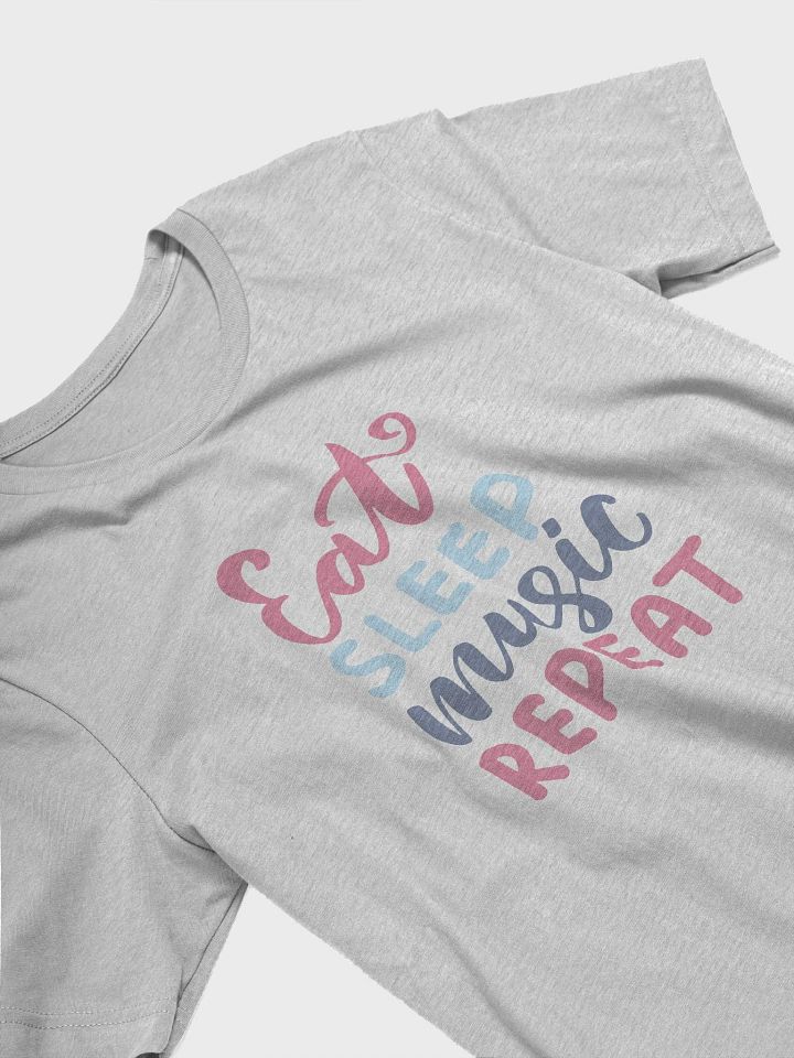 Eat Sleep Music Repeat Unisex T-Shirt product image (1)
