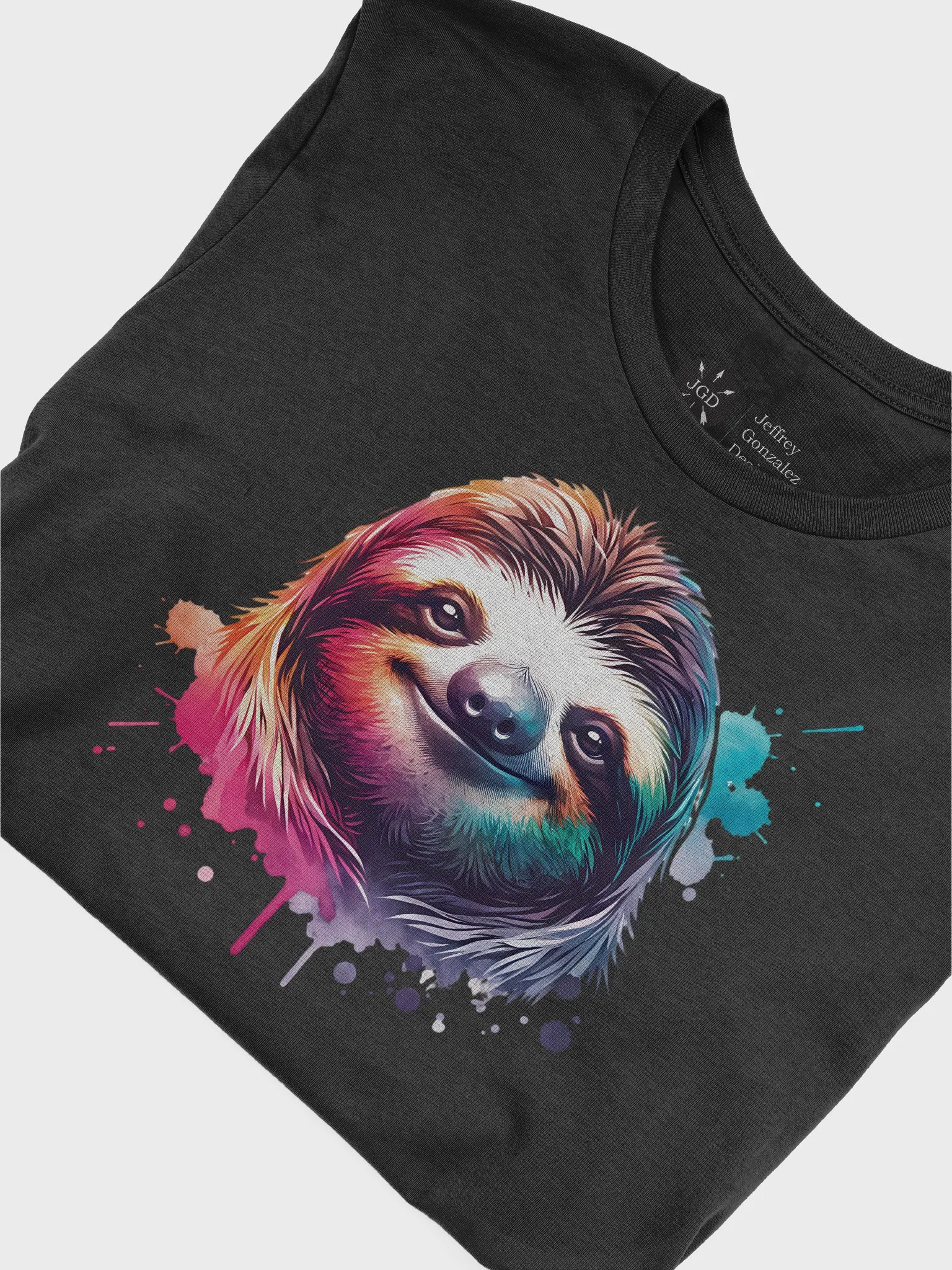 Watercolor Sloth T-Shirt product image (5)