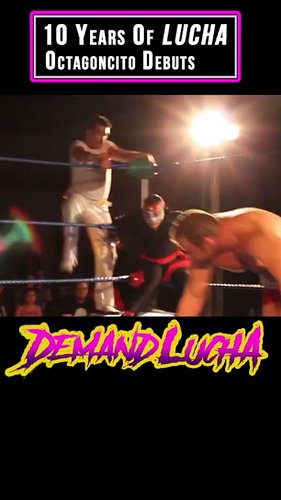 Tagging with Octagoncito in the main event of 