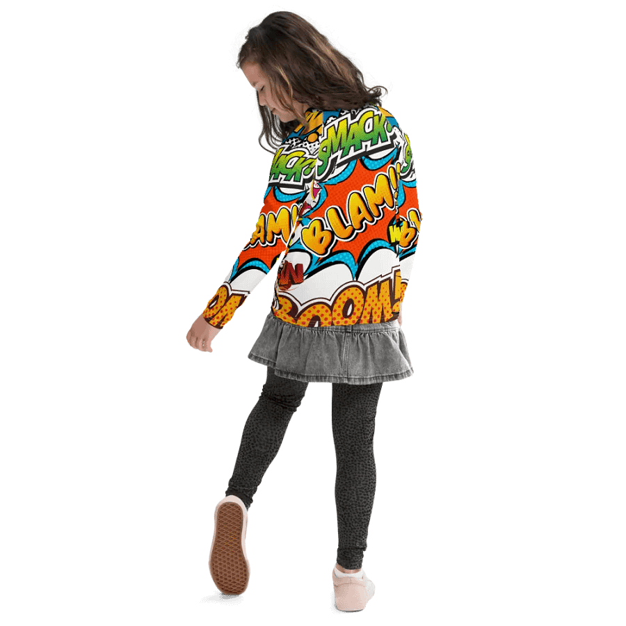 Dynamic Comic Action All-Over Print Youth Rash Guard product image (11)