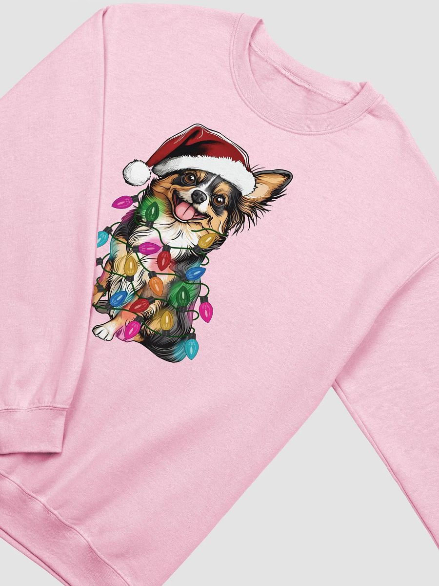 Funny Longhaired Chihuahua(Tricolor) Christmas Sweatshirt product image (18)