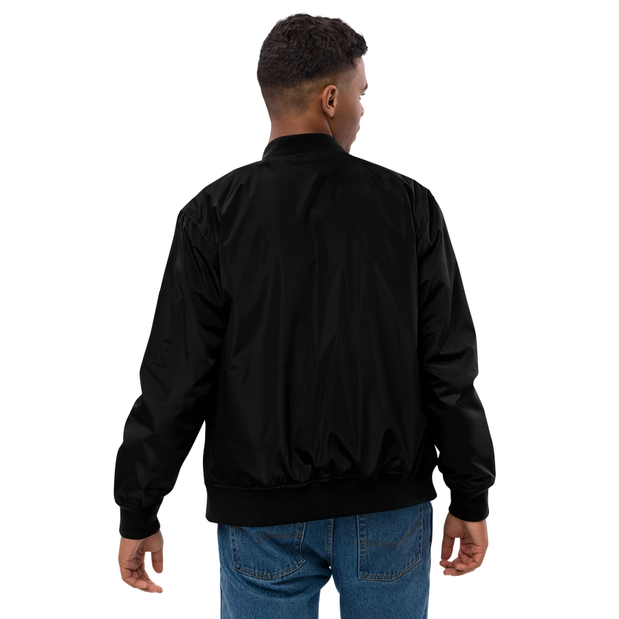 Minimalist Unisex Monochrome Bomber Jacket product image (12)