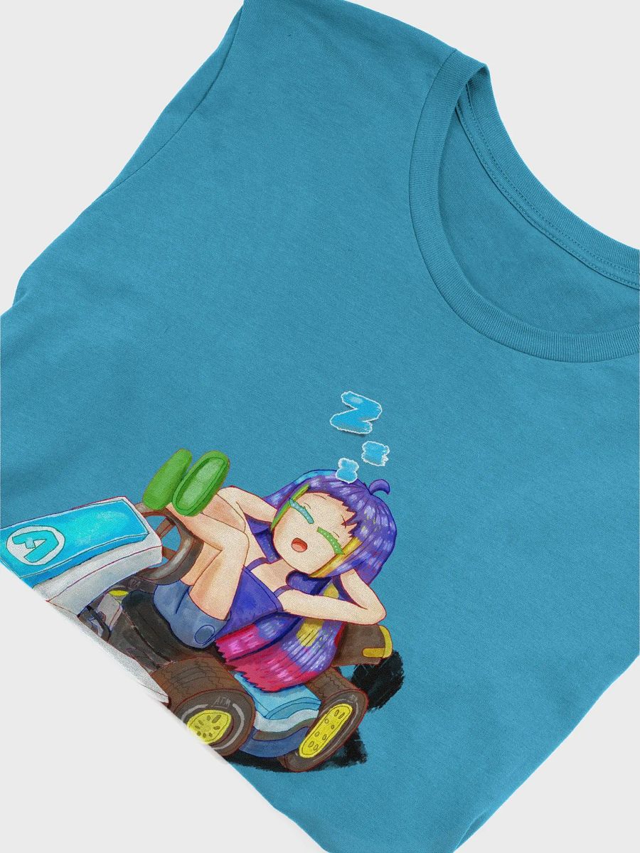 Cute n' seiso Kart Driver Sleeps on his cool Kart T-Shirt product image (5)