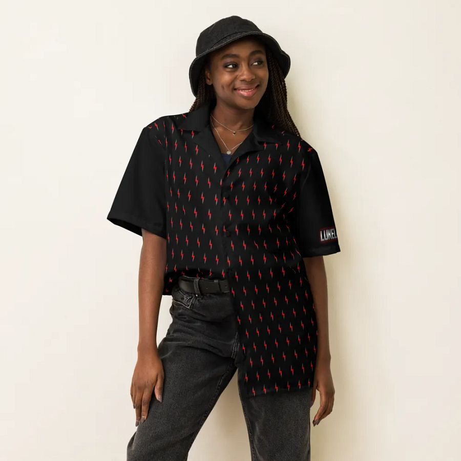 Electro Short Sleeve Hawaiian Shirt product image (8)