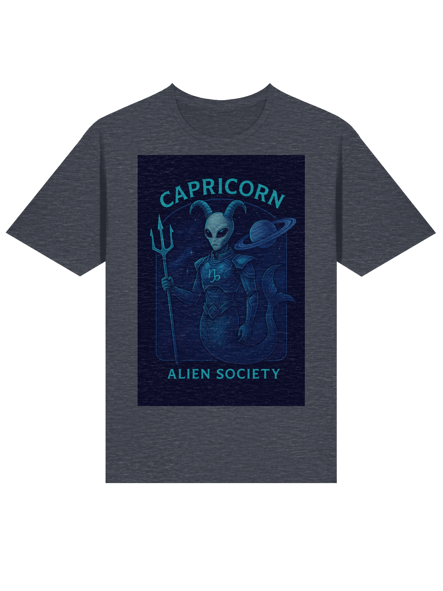 Capricorn Alien Trident T-Shirt product image (4)