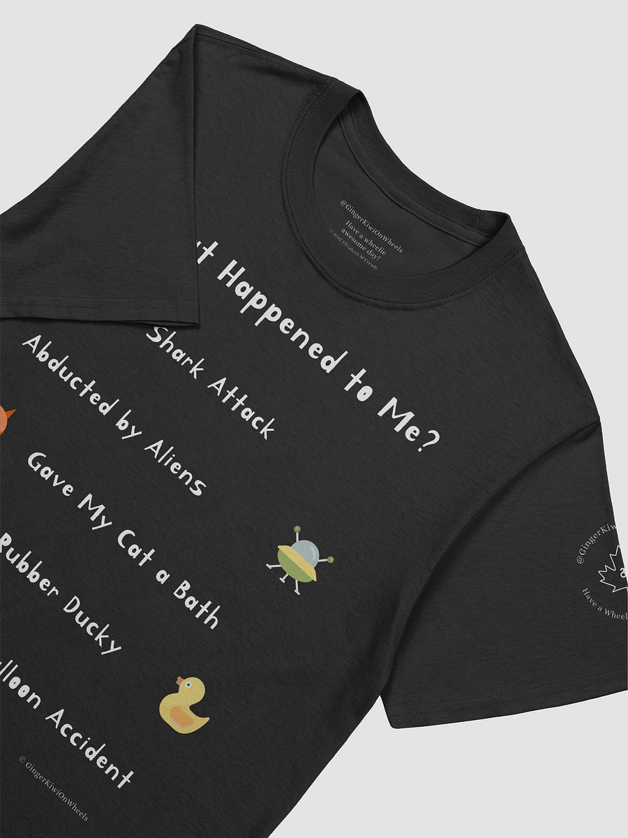 WHAT HAPPENED TO ME ? (2025 Edition): Unisex Softstyle T-shirt, Black product image (3)
