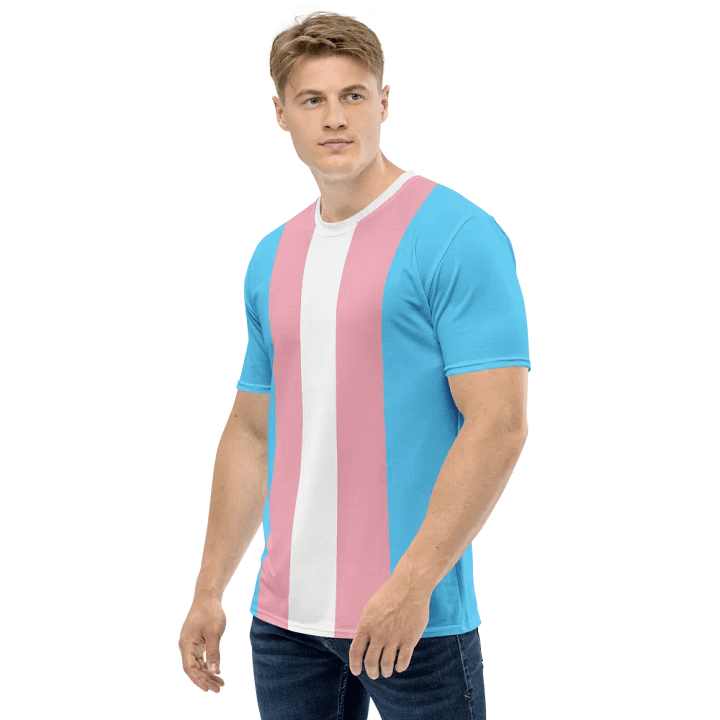 Trans Pride Flag - All-Over Print T-Shirt product image (2)